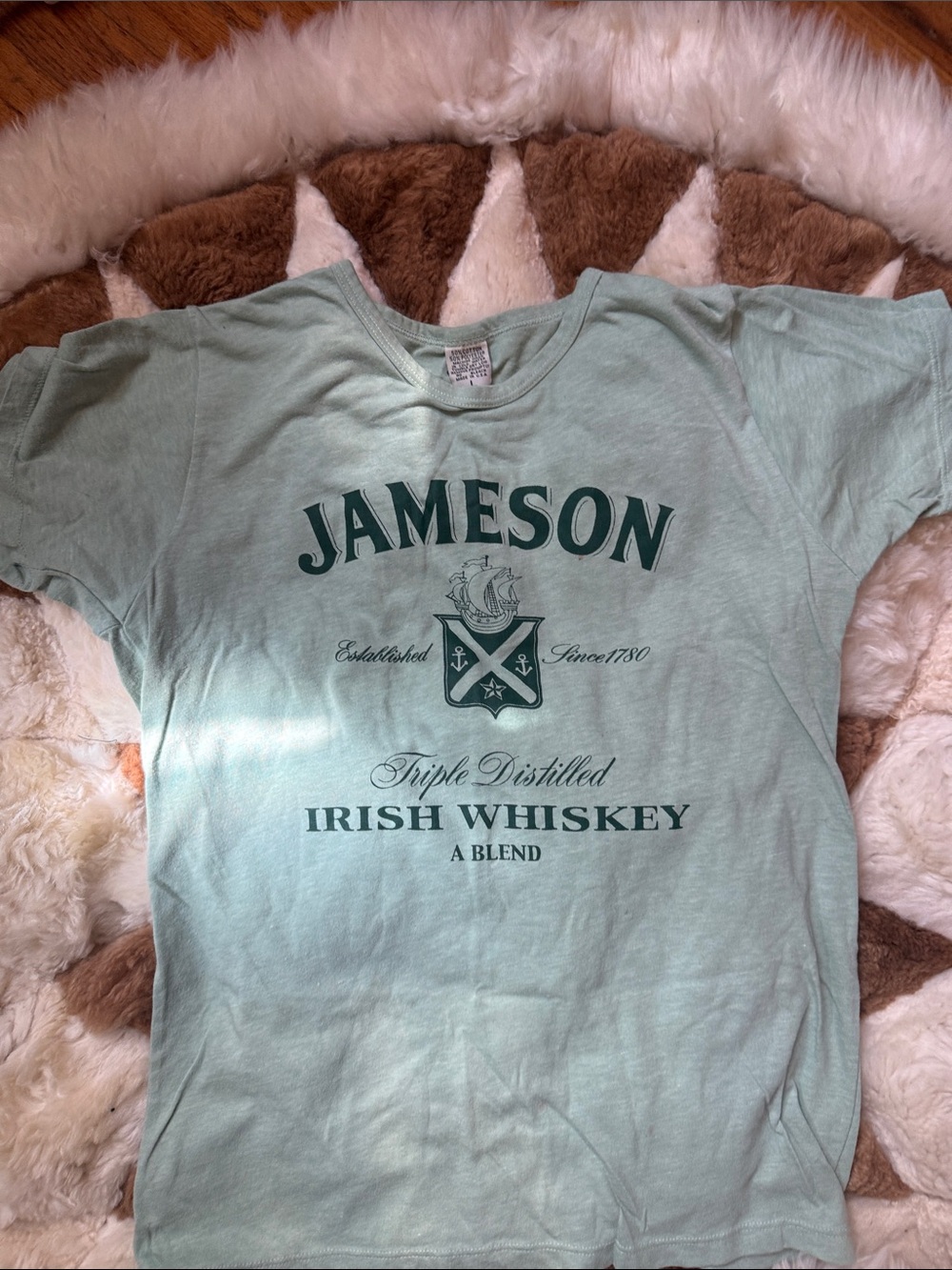 Vintage woman’s Jameson Green Short Sleeve Graphic Tee